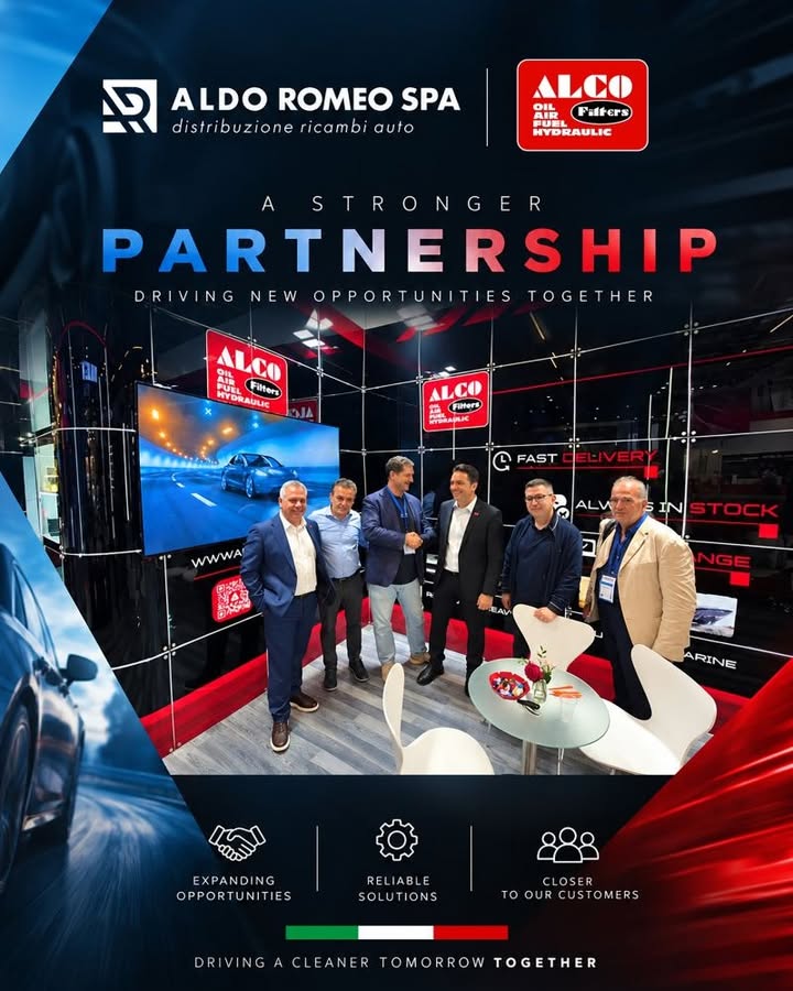Aldo Romeo S.p.A. annuncia la partnership strategica con ALCO Filters per la distribuzione in ItaliaSiamo…