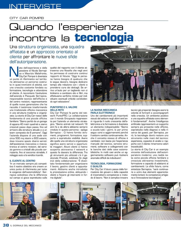 🚗 Quando l'esperienza incontra la tecnologia! Siamo orgogliosi di condividere con tutti voi l'intervista a…